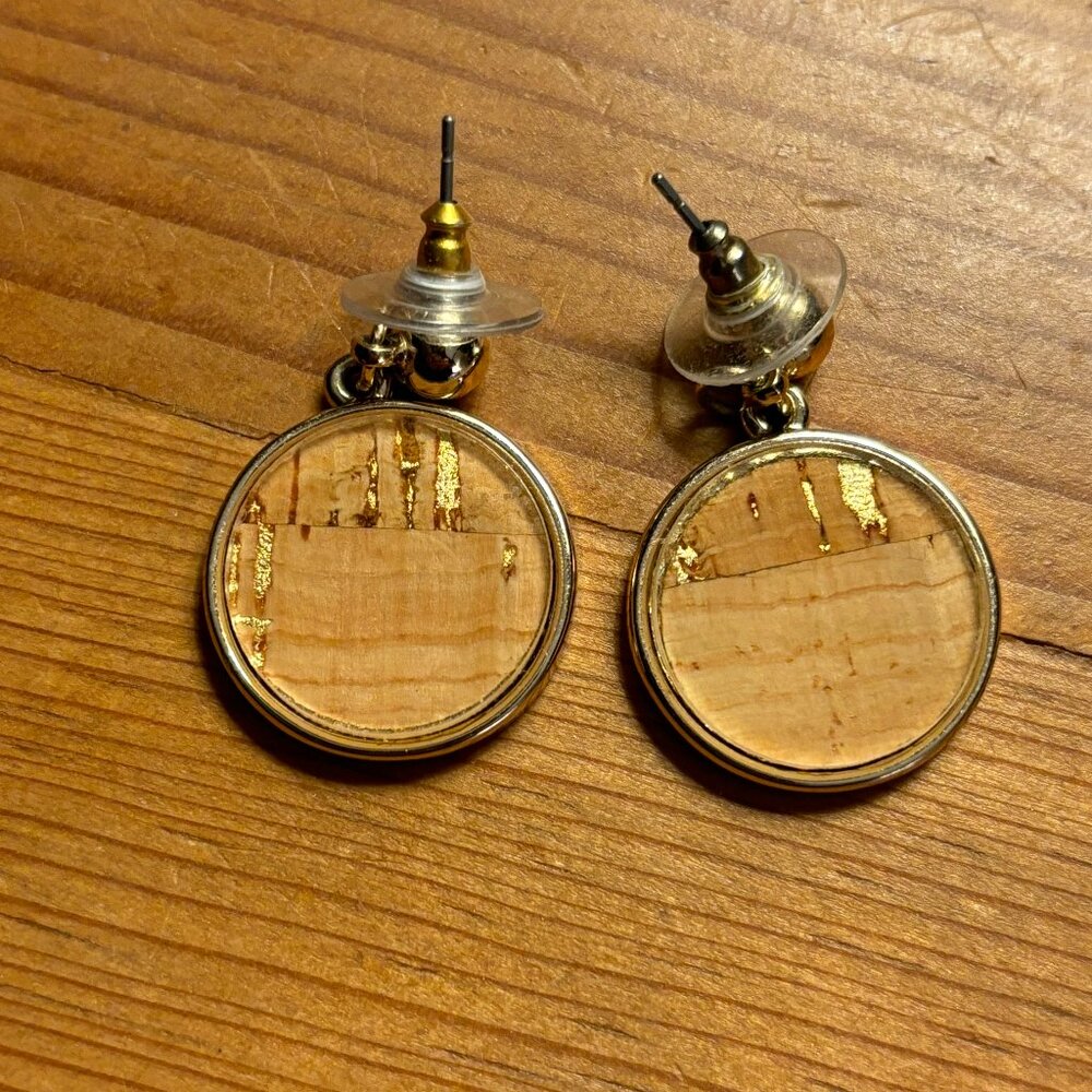 Cork Earrings for Pierced Ears